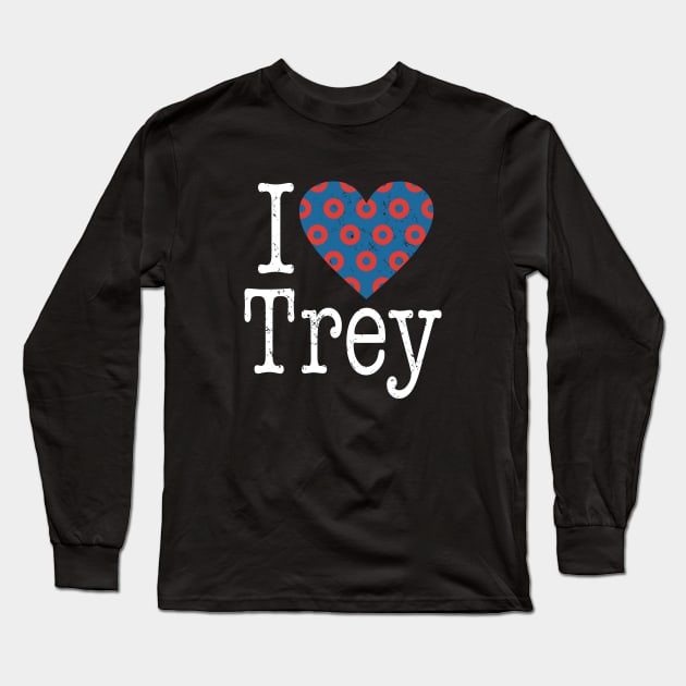 Phish I Heart Trey Long Sleeve T-Shirt by NeddyBetty